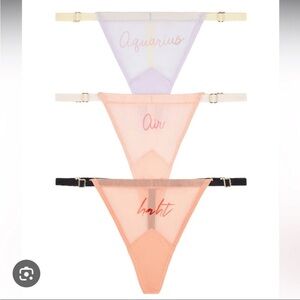 HAH Zodiac Panty 3-Pack Aquarius NWT